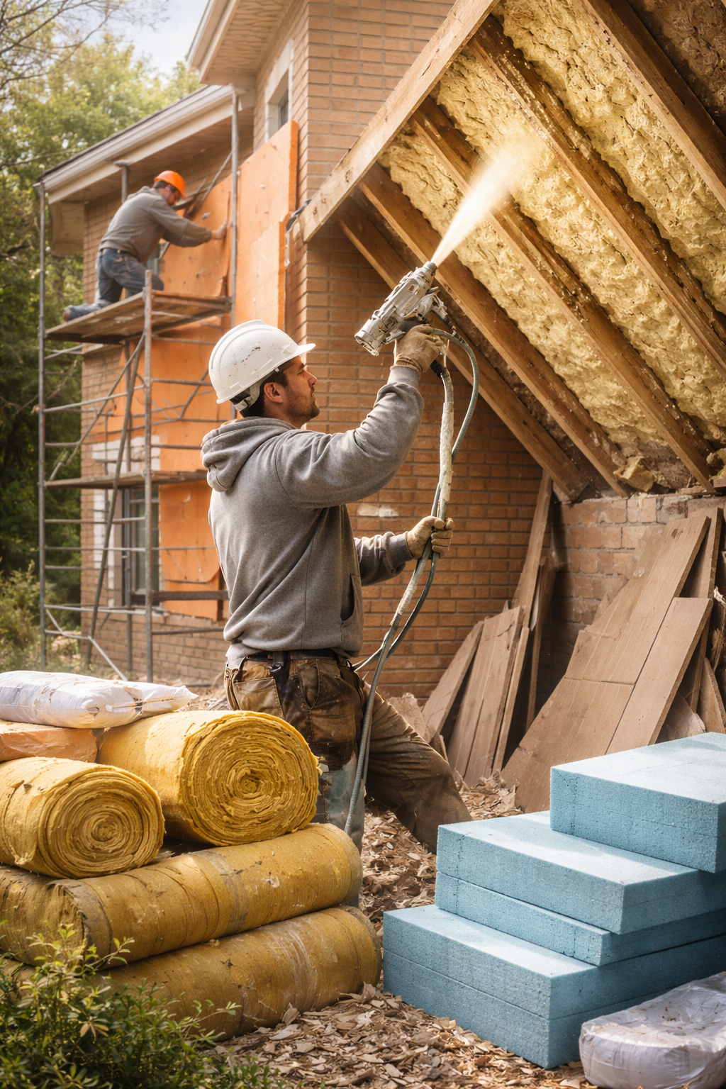 Утепление домов в Вичуге под ключ от 4267 руб/м2 | Профессионально — ТепломастерВчг