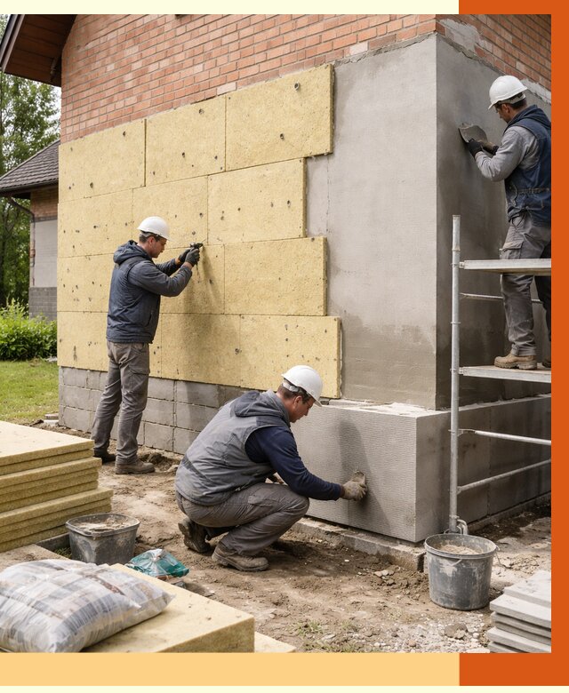 Утепление частного дома в Вичуге под ключ от 7619 руб/м2 — недорого | ТепломастерВчг