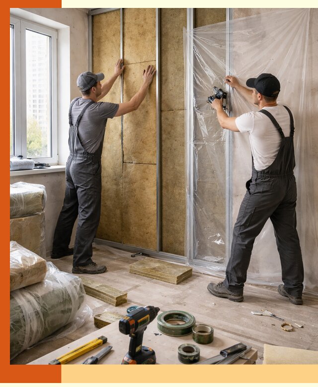 Утепление квартиры изнутри профессионально в Вичуге