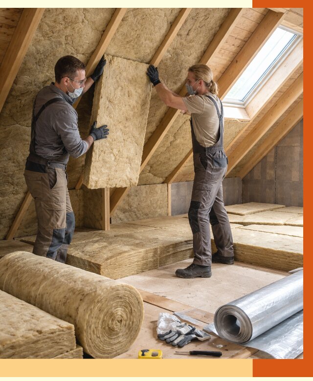 Утепление мансарды минватой в Вичуге от 4267 руб./м2 — монтаж и пароизоляция | ТепломастерВчг