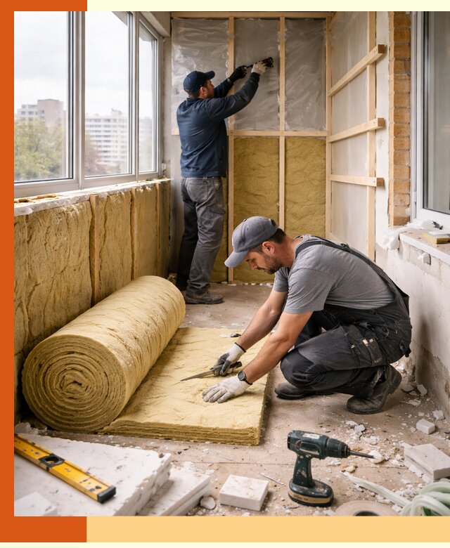 Утепление балкона под ключ в Вичуге качественно и быстро