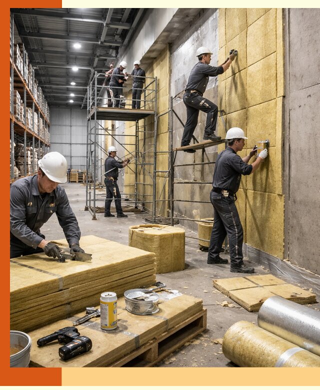 Утепление логистического центра в Вичуге качественно и экономично