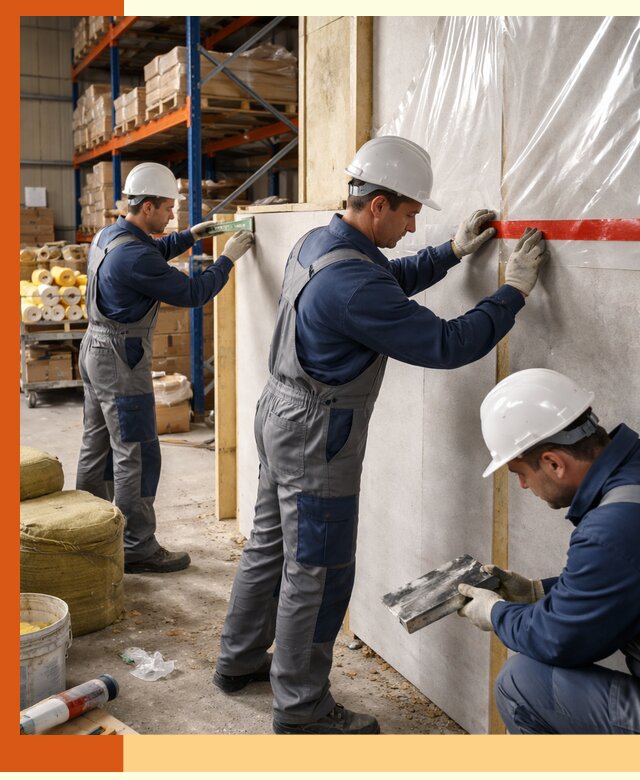 Утепление теплого склада под ключ в Вичуге