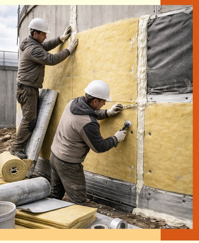 Утепление резервуара в Вичуге от 27937 руб/м2 — монтаж ППУ и комплекс под ключ | ТепломастерВчг