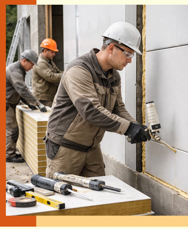 Утепление сэндвич-панелей пенополиуретаном в Вичуге