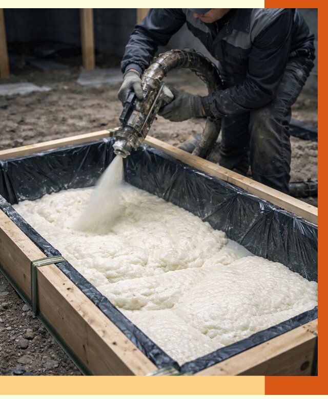 Заливка ППУ в формы в Вичуге от 2540 руб. — утепление форм под ключ | ТепломастерВчг