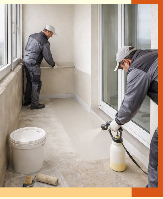 Утепление балкона жидкой теплоизоляцией в Вичуге от 5841 руб./м2 | ТепломастерВчг