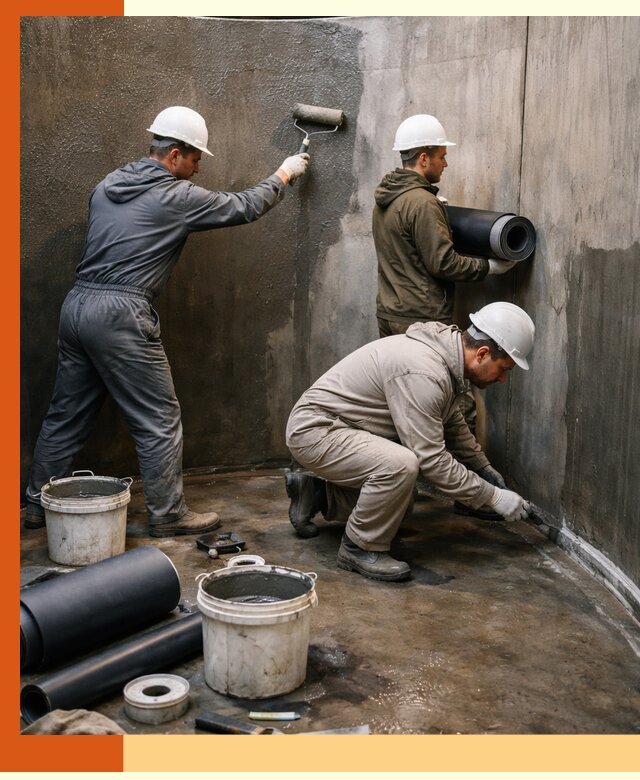 Гидроизоляция резервуара профессионально в Вичуге